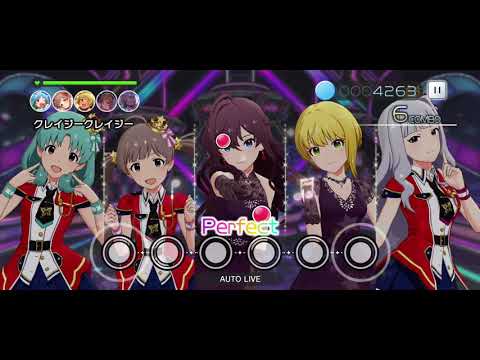 [デレステコラボ]クレイジークレイジーMMIX譜面確認動画(ミリシタ)