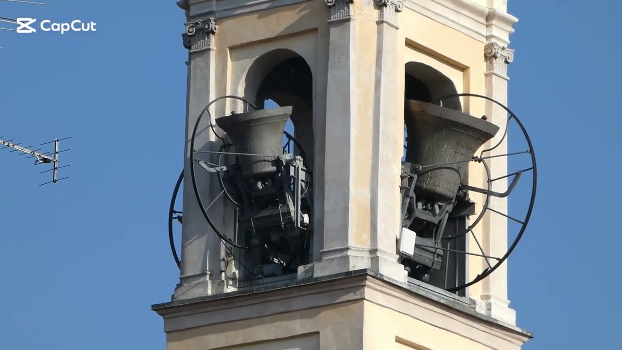 Le campane di Origgio (VA) Suonata lunga in onore dell'elezione di Papa Leone XIV