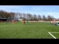 De rode kaart van keeper Hoogland bij Zouaven - AFC 34 @vvdezouaven