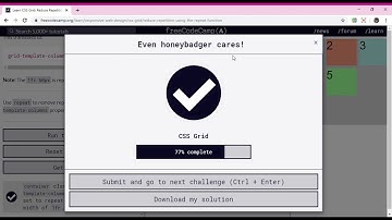 Learn CSS Grid  Reduce Repetition Using the repeat Function   freeCodeCamp org   Google Chrome 2019
