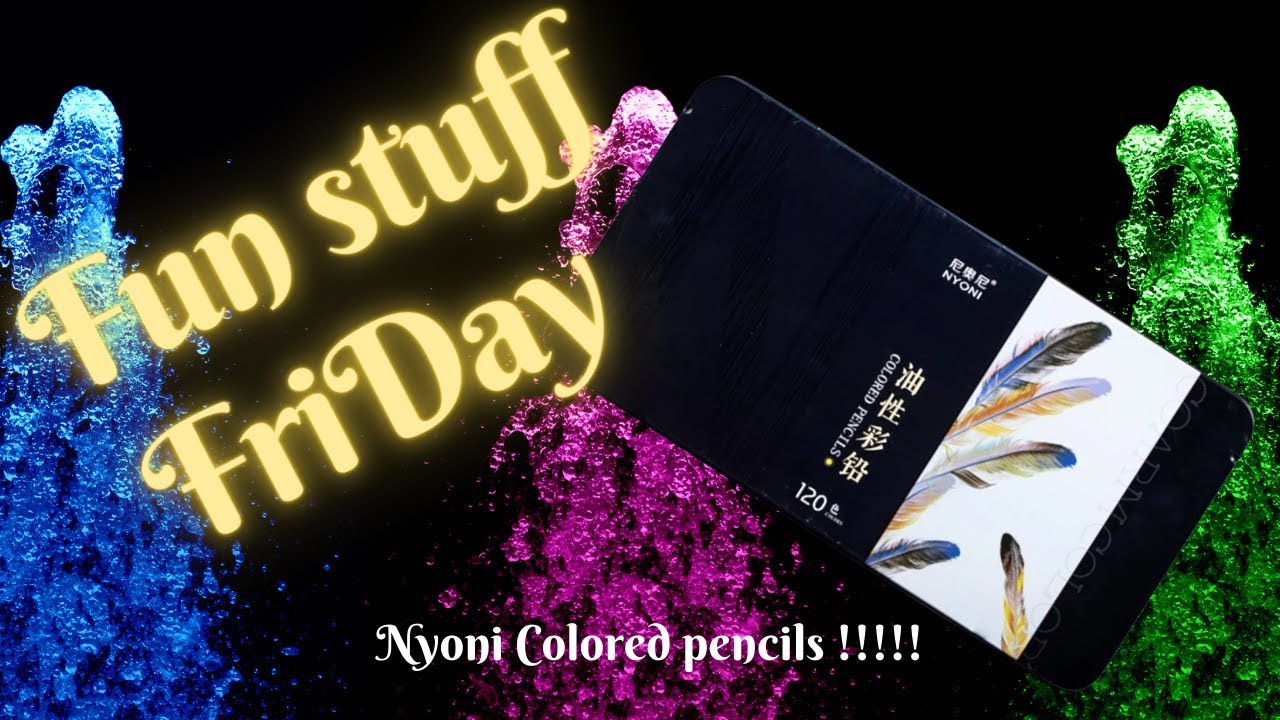 Fun Stuff Friday !! Nyoni Coloured pencils !! Are MarkArts the same ??