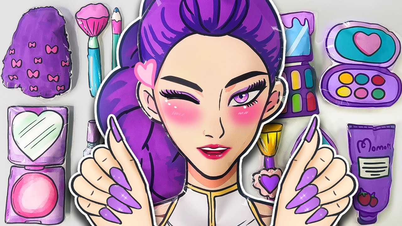 KPOP DEMON HUNTERS HUNTRIX's RUMI Skincare + Makeup Pt.2 💖