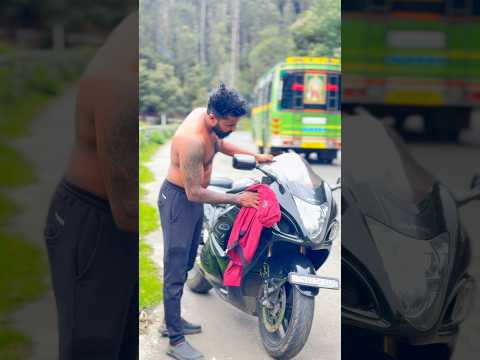 இந்த தீராத ஆறாத பேராசைக்கு 🍃✨❄️ #1million #hayabusa #mfcvishnu #teammfc #traveling