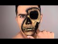 Maquillaje de Calavera Dorada | TUTORIAL HALLOWEEN