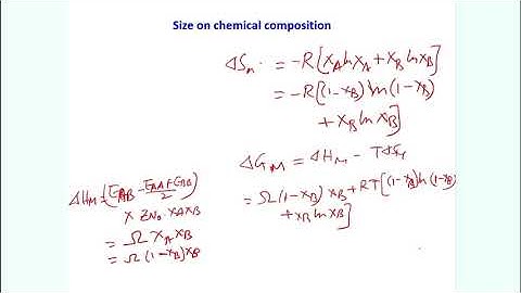Lecture 11 : Thermodynamics of Nanomaterials