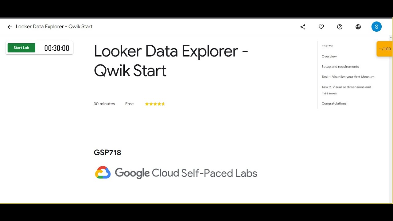 Looker Data Explorer - Qwik Start || [GSP718] || Updated Solution - YouTube