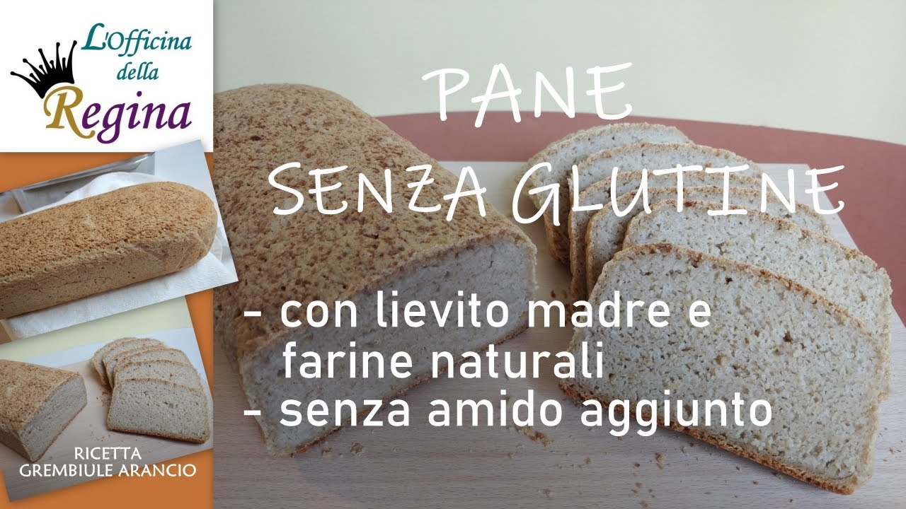 Pane senza glutine, con lievito madre e farine naturali - Senza amido aggiunto