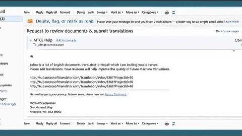 Microsoft Translator Hub - Step Three - Deploying a Translation System