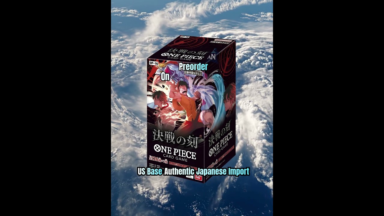 One Piece TCG OP16 The Moment Of Decisive Battle Japanese Booster