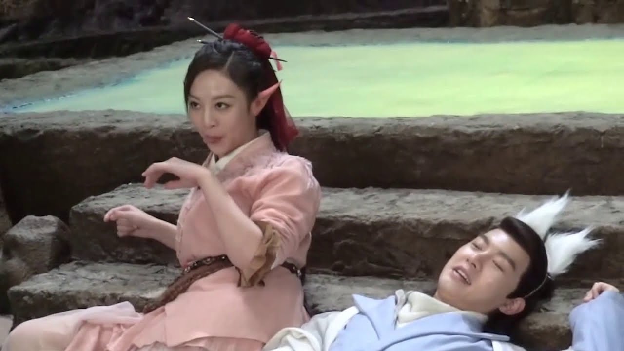 《从前有座灵剑山》幕后花絮04 : 郭晋安片场喜剧的另一面 ,朱元冰夸她的屁真香？