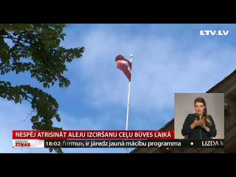 Nespēj atrisināt aleju izciršanu ceļu būves laikā