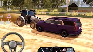Big Modern SUV Driving In Fields - Car Driving School Sim 2020 - Android Gameplay HD screenshot 2