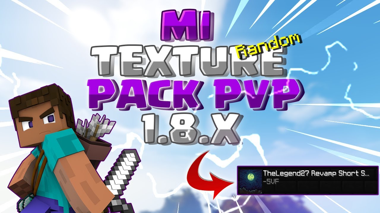 MI TEXTURE PACK PVP 1.8.x para MINECRAFT / FPS BOOST - El Belico - YouTube