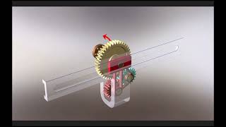Geared Slider-Crank Mechanism⚙️