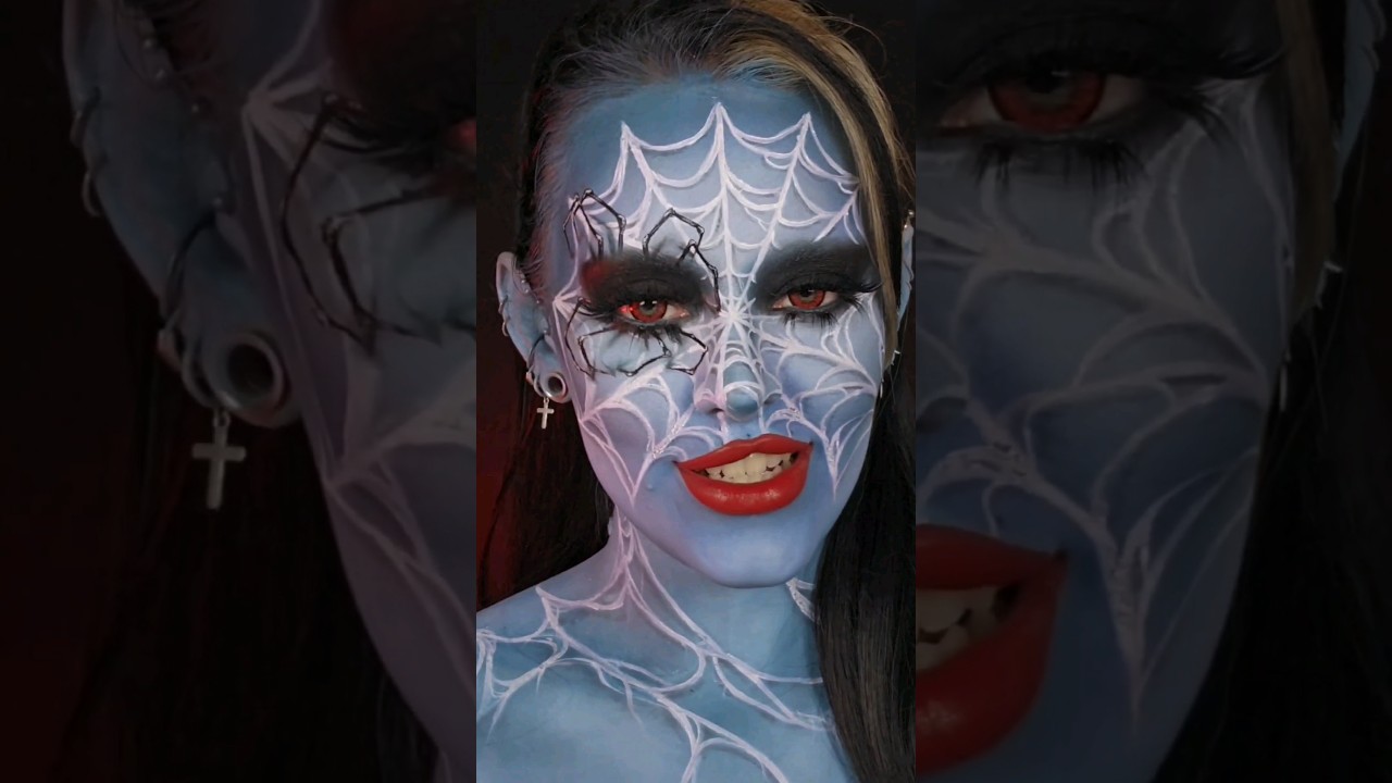 🕷 Halloween Makeup - Spider Queen