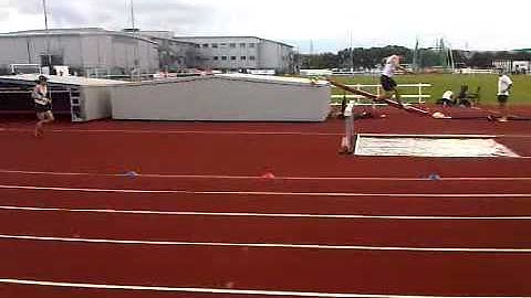 Steeplechase water jump technique - slower vs faster runners