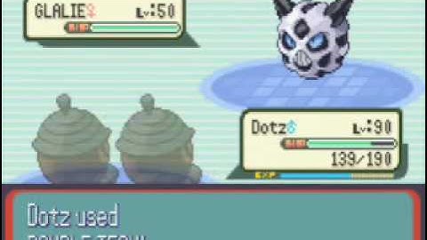 Pokemon Ruby - Seedot Only Run - Part 17 - Elite Four 3 - Glacia