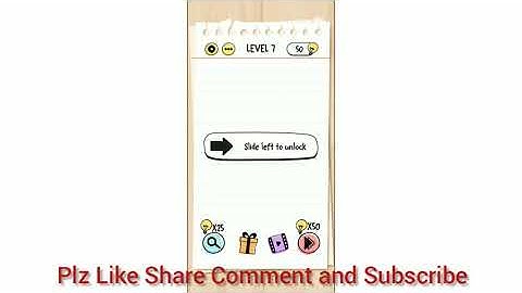 Brain test Level 7 | Slide left to unlock | Manddy Gaming