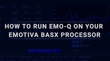 Emotiva BasX Emo-Q™ Automatic Room Correction Tutorial