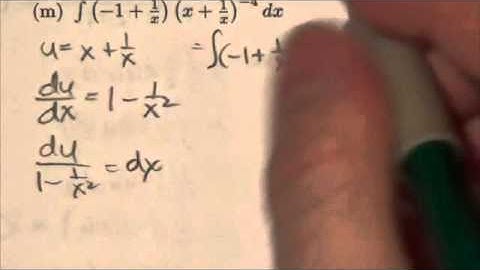 Math 31 Integration Review #1m