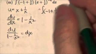 Math 31 Integration Review #1m