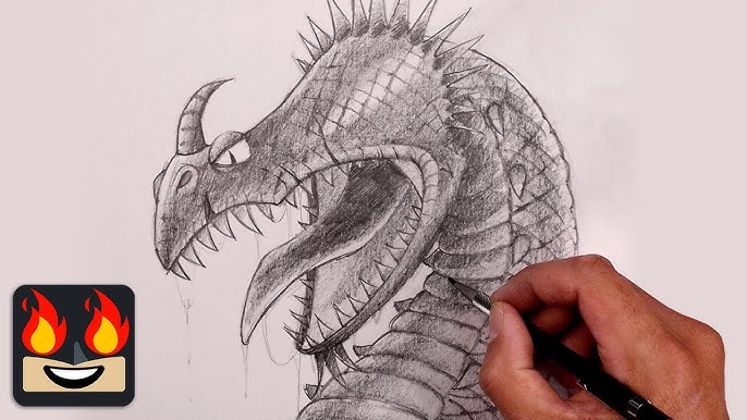 How To Draw a Dragon   Studio Sketch Tutorial 