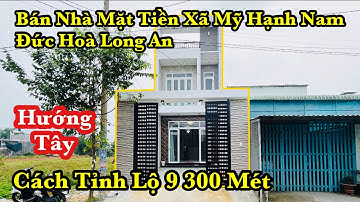 Bán Mặt Tiền Xã Mỹ Hạnh Nam Đức Hoà Long An Cách Tỉnh Lộ 9 300 Mét
