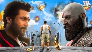 KARUPPU SURIYA vs GOD KRATOS in GTA 5