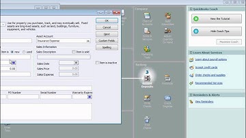 How to Set Up Quickbooks Fixed Asset Item List