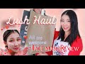 Lush Haul!! + Lush Face Mask Try-on &amp; Review|Valentine&#39;s Day Gift Ideas for Self-Care &amp; Pampering