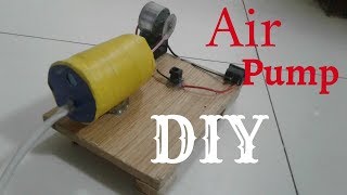 كيف تصنع مضخة هواء كهربائية لحوض الاسماك _DIY electric water pump