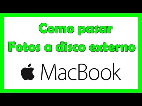 Video: ¿Cómo copio fotos de Mac a un disco duro externo?