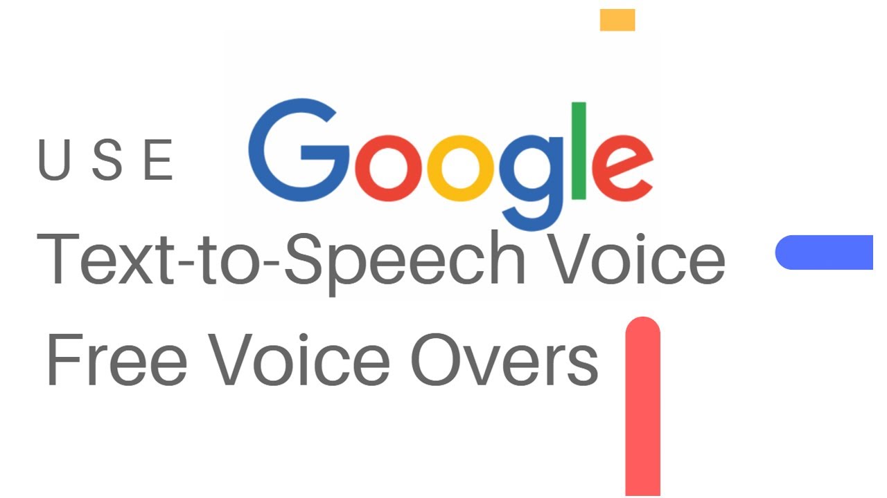 text to speech google voice