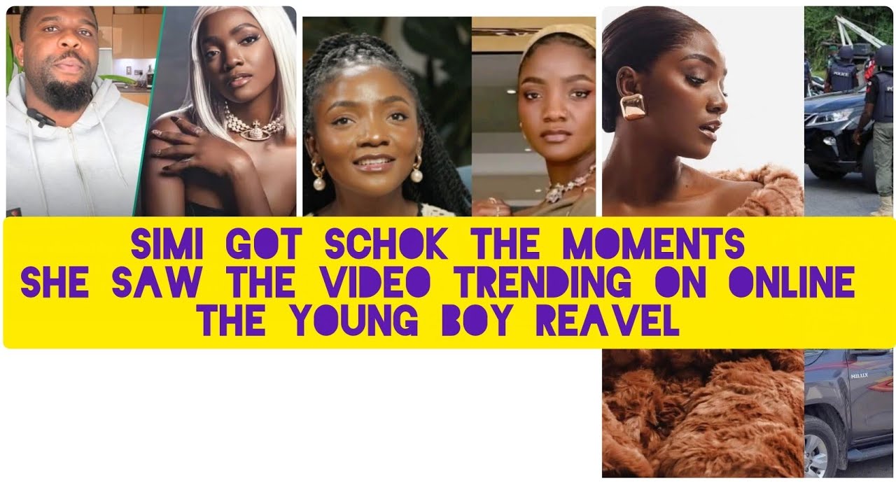 Simi break down the moment she saw d video of...