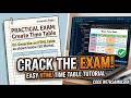 How to create a Time-Table in HTML | HTML Table Tutorial for Practical Exams