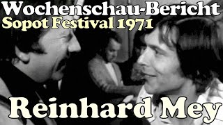 REINHARD MEY in Polen 1971: Sopot Festival &amp; Danzig-Tourismus (UFA-Wochenschau)