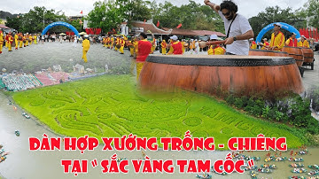 Dàn Hợp Xướng TRỐNG - CHIÊNG | Sắc Vàng Tam Cốc - Tràng An Ninh Bình  | Mê Lang Thang 89  #tamcoc