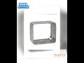 McGill Extension Ring Square 4"X4"X2-1/8" Gauge 16