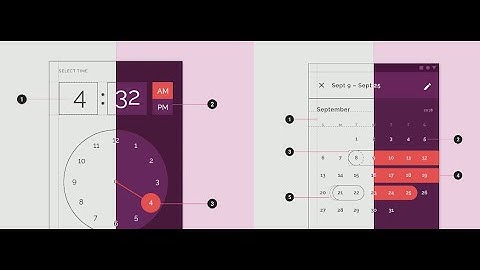 Presentation of the updated MDDatePicker widget