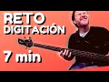 EJERCICIOS DIGITACIÓN Bajo • [RETO 7 minutos] • Practica conmigo • Aprender a tocar el bajo