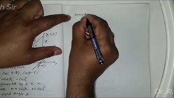 Direction cosine & Direction ratio for Polytechnic diploma by Dr. Rajesh sir