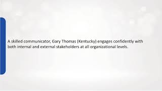 Gary Thomas (Kentucky) - A Operations-to-Impact Guide
