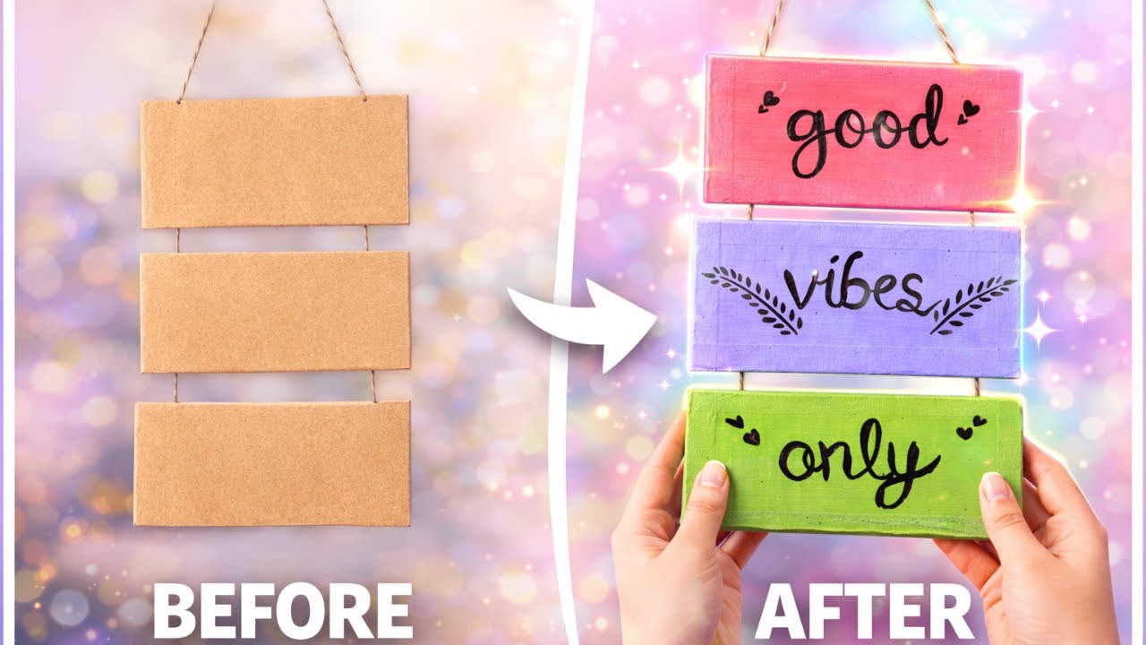 Wall hanging craft idea | Diy wall decor | Best out of waste