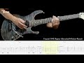 Steve Stevens - Top Gun Anthem Guitar Lesson With Tab(Slow Tempo)