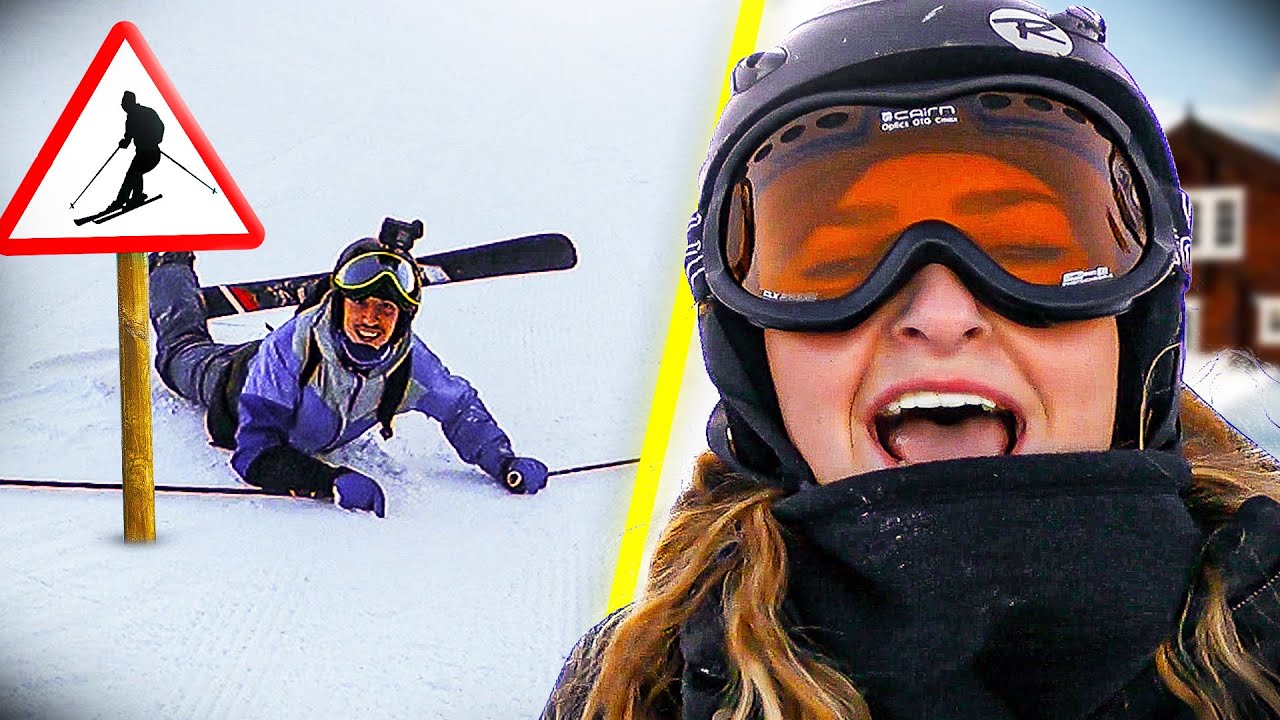 DES YOUTUBERS AU SKI ( c'est scandaleux)