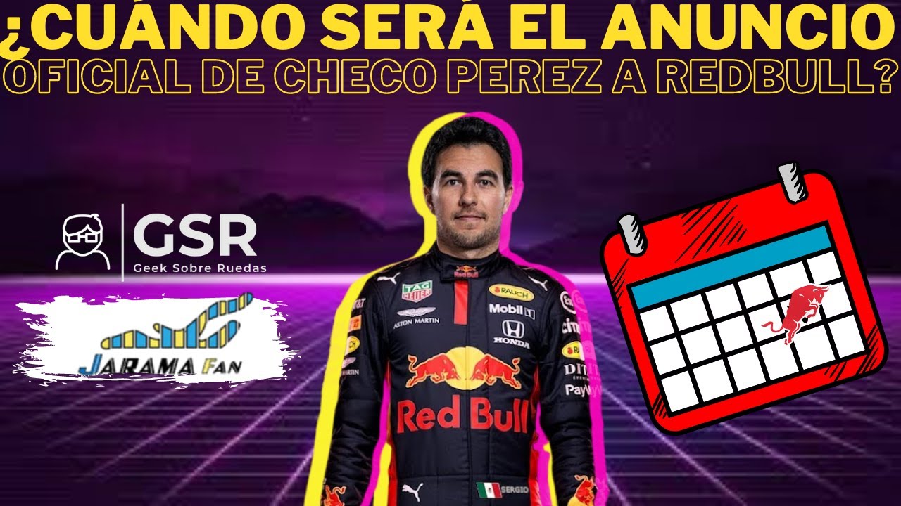 ¿Cuándo será el anuncio oficial de Checo Perez a Red Bull? 