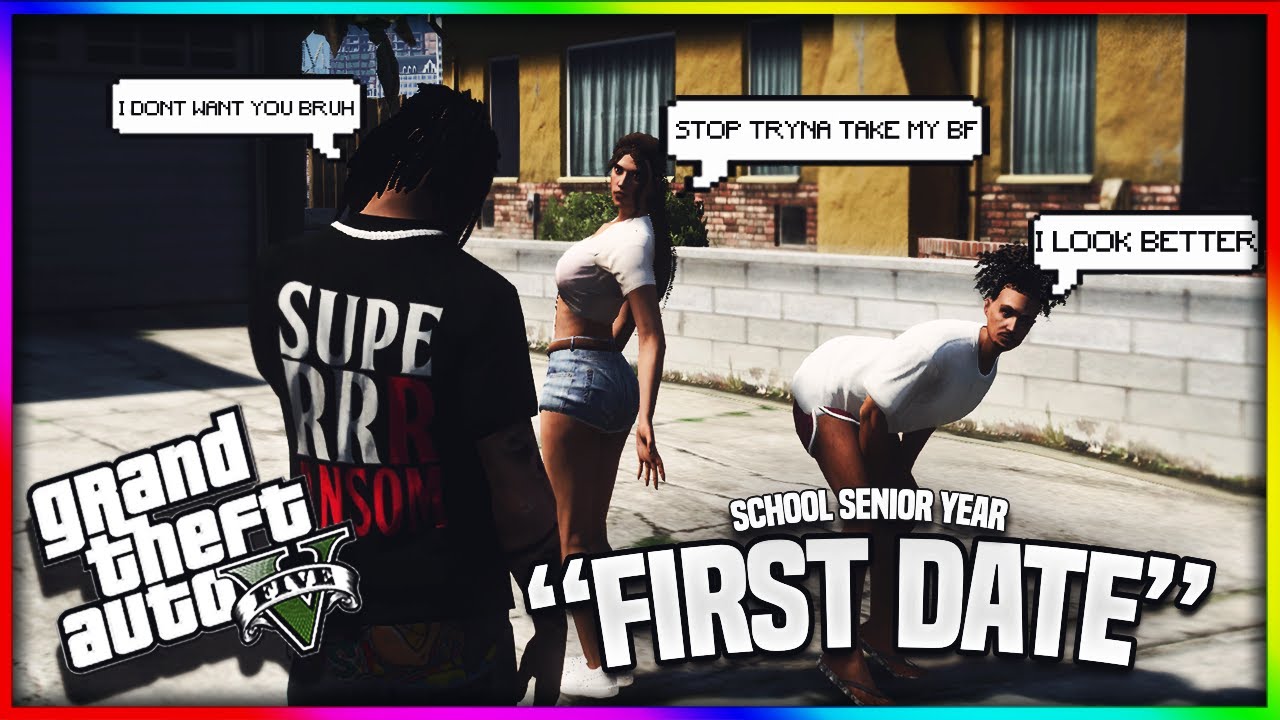 GTA 5 SCHOOL SENIOR YEAR IN DA HOOD 199 "FIRST DATE" 💑💖*HER BROTHER