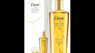 Обзор масла для волос Dove Pure Care Dry Oil. Способы ухода. - Видео от Zhanna K