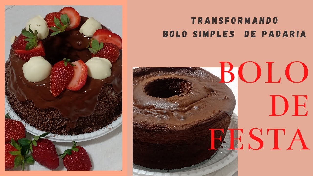 Veja como transformar o Bolo de Padaria em Bolo de Aniversário