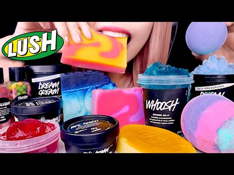 EATING LUSH SOAP, BATH BOMB, TOOTHPASTE | ASMR | EDIBLE PRANK | SOAP, BATH BOMB